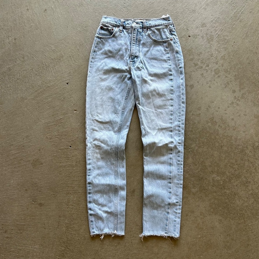 Abercrombie & Fitch Jeans Womens 25 0R Blue Light Wash The Skinny High Rise